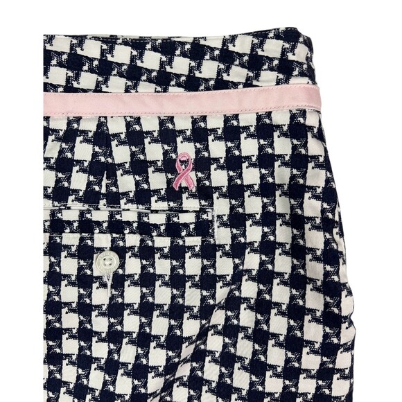 Lady Hagen Houndstooth Golf Skort  Size 14  Blue & Pink Activewear Pickleball - Picture 6 of 9